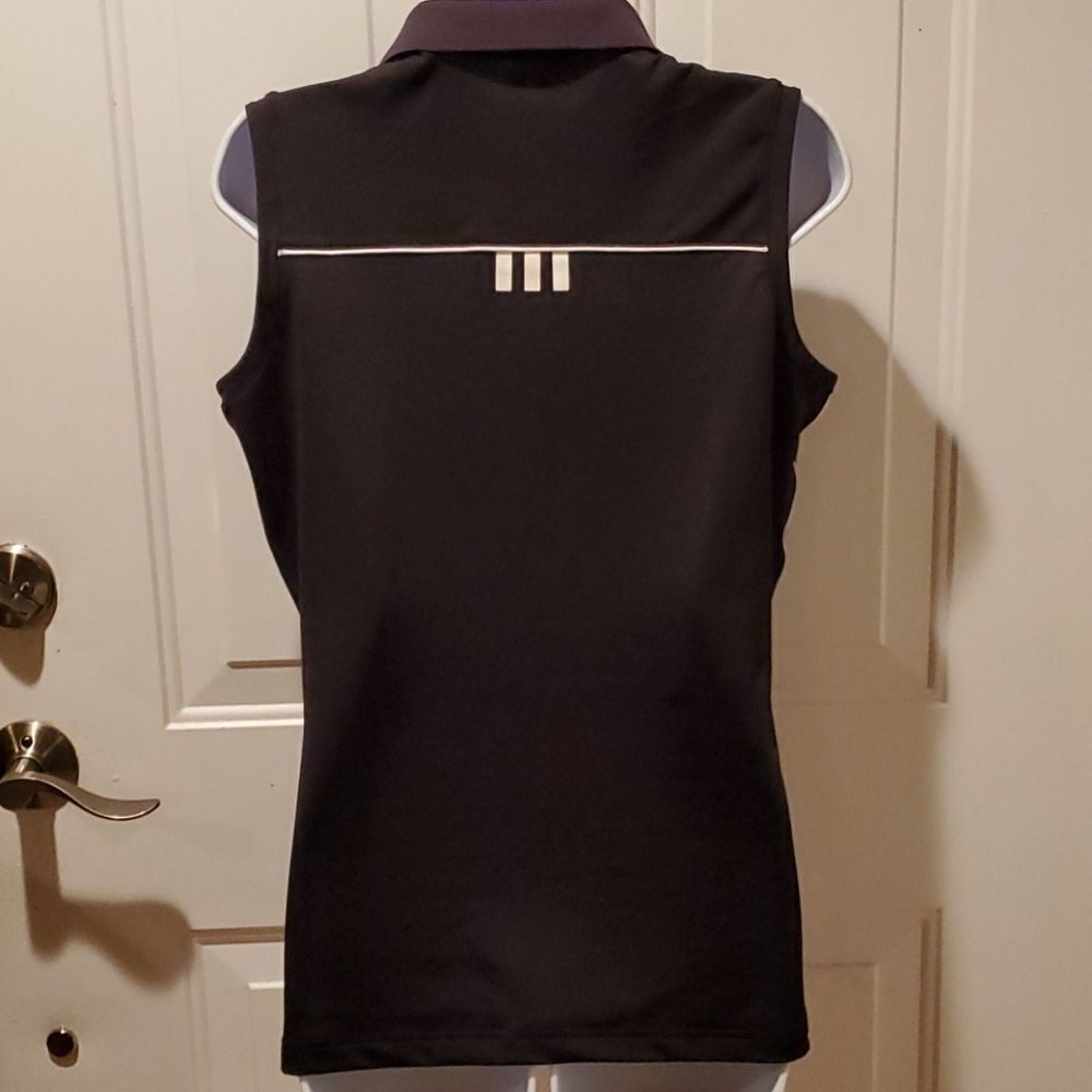 Adidas Puremotion Sleeveless Golf Polo Shirt M - Picture 6 of 8
